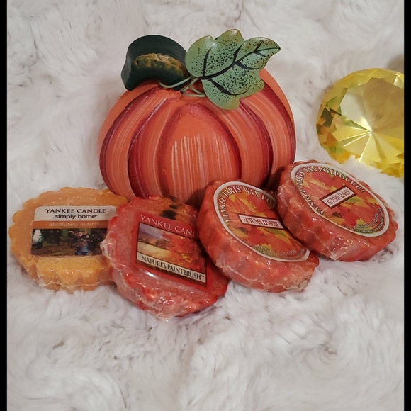 Yankee Candle Other - 3 Autumn HTF•YANKEE CANDLE•4 tarts•retired•More scents available•